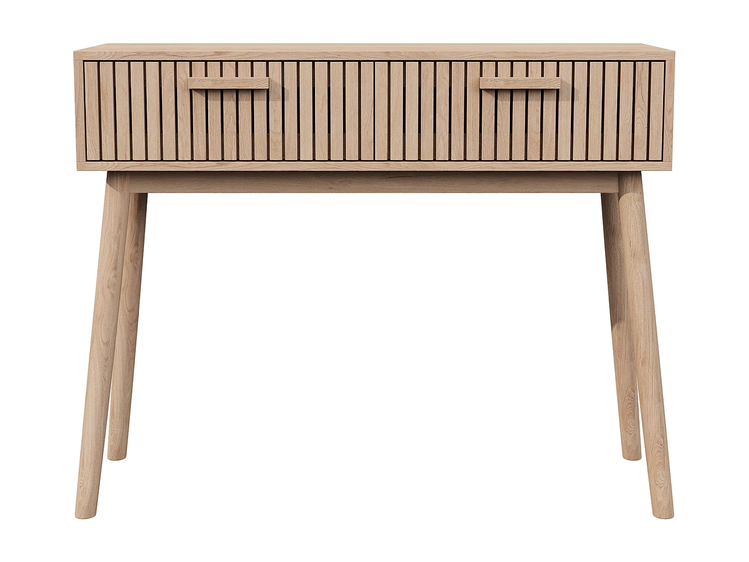 Console Meuble, Console d'entrée avec 2 Tiroirs, Meuble d'Entrée avec Rangement Tables d’Entrée en Bois de Ferme, Style Boho