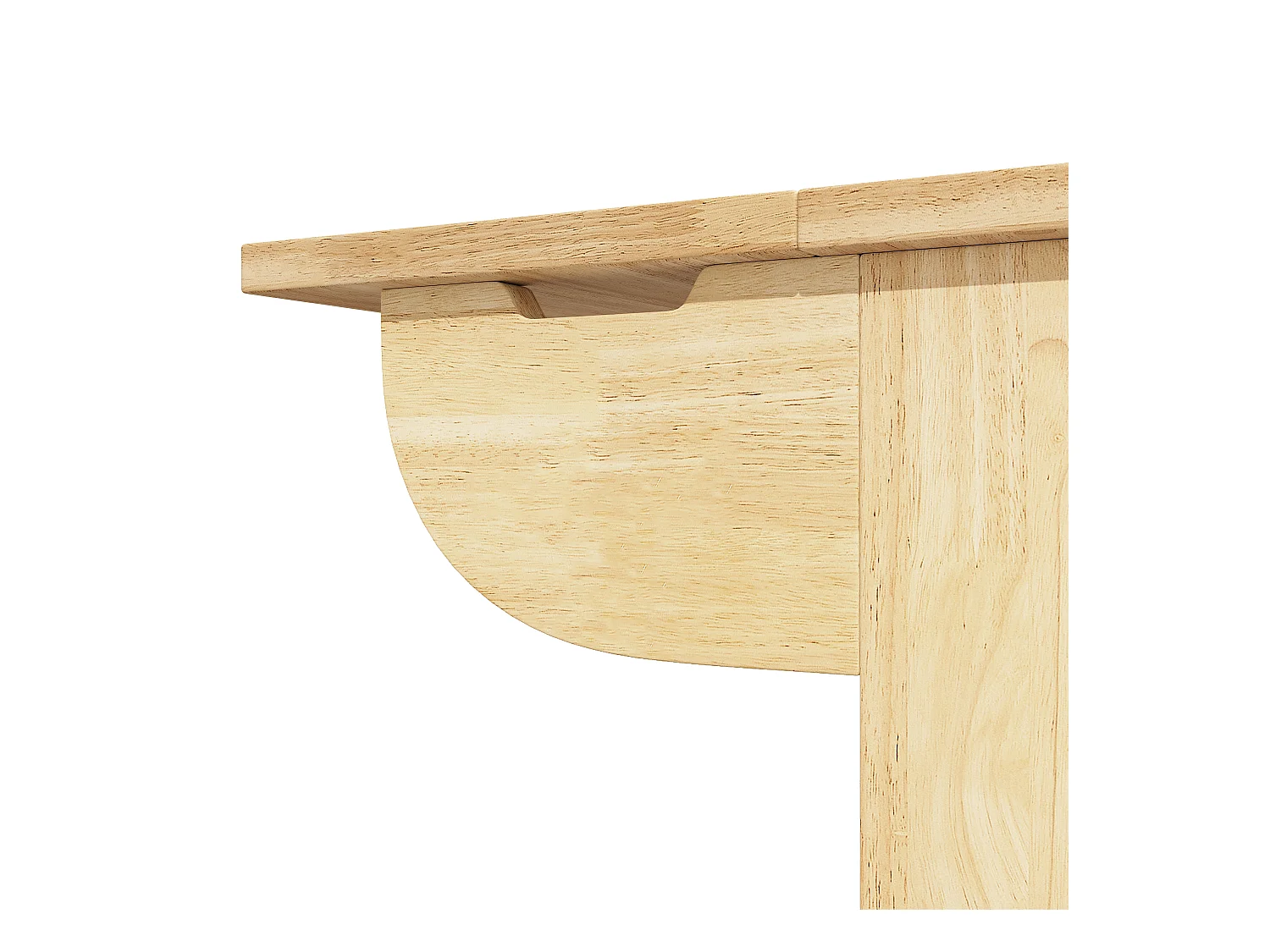 Ilot central de cuisine mobile - Plateau extensible - 120x45x92cm - 2 portes - avec porte-serviettes - MDF - décoration en treillis - Naturel