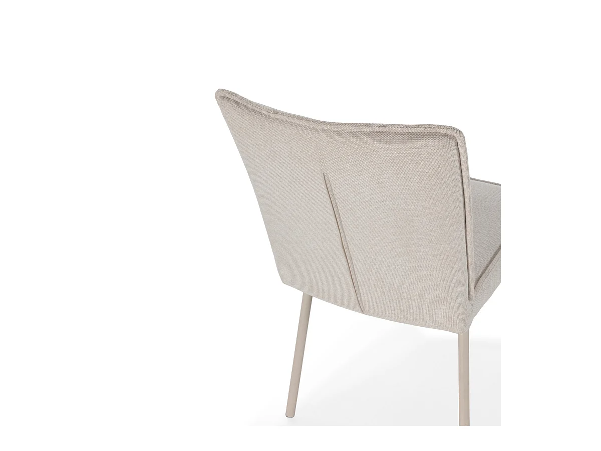 Lot de 2 chaises en tissu H84 cm - ELINA