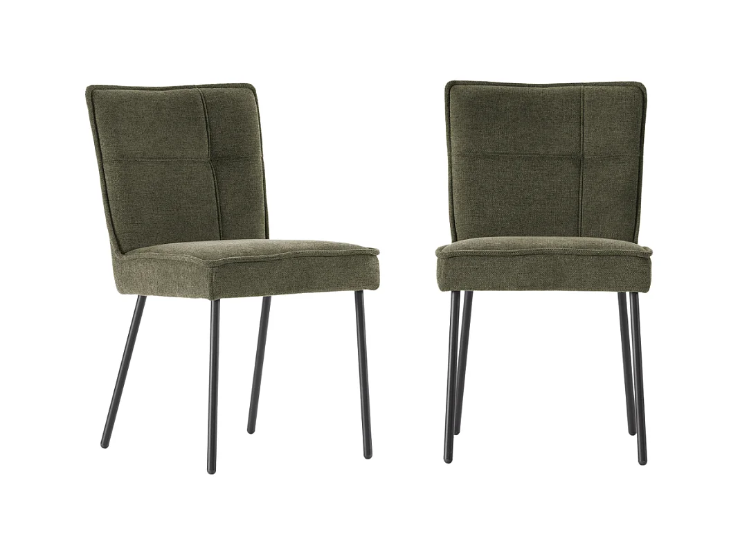 Fabric chair set H84 cm - ELINA