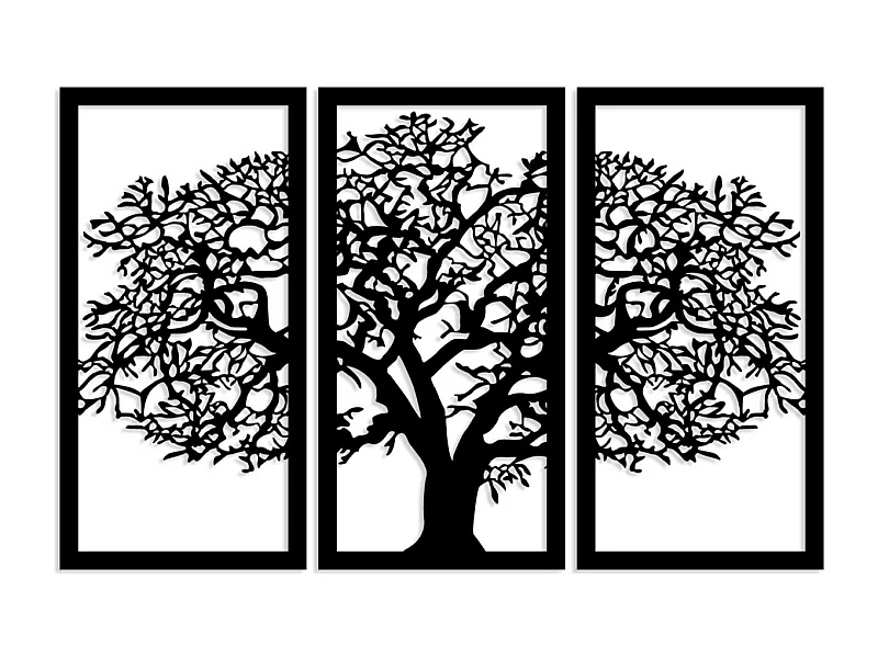 Décoration murale en métal Nature Arbre