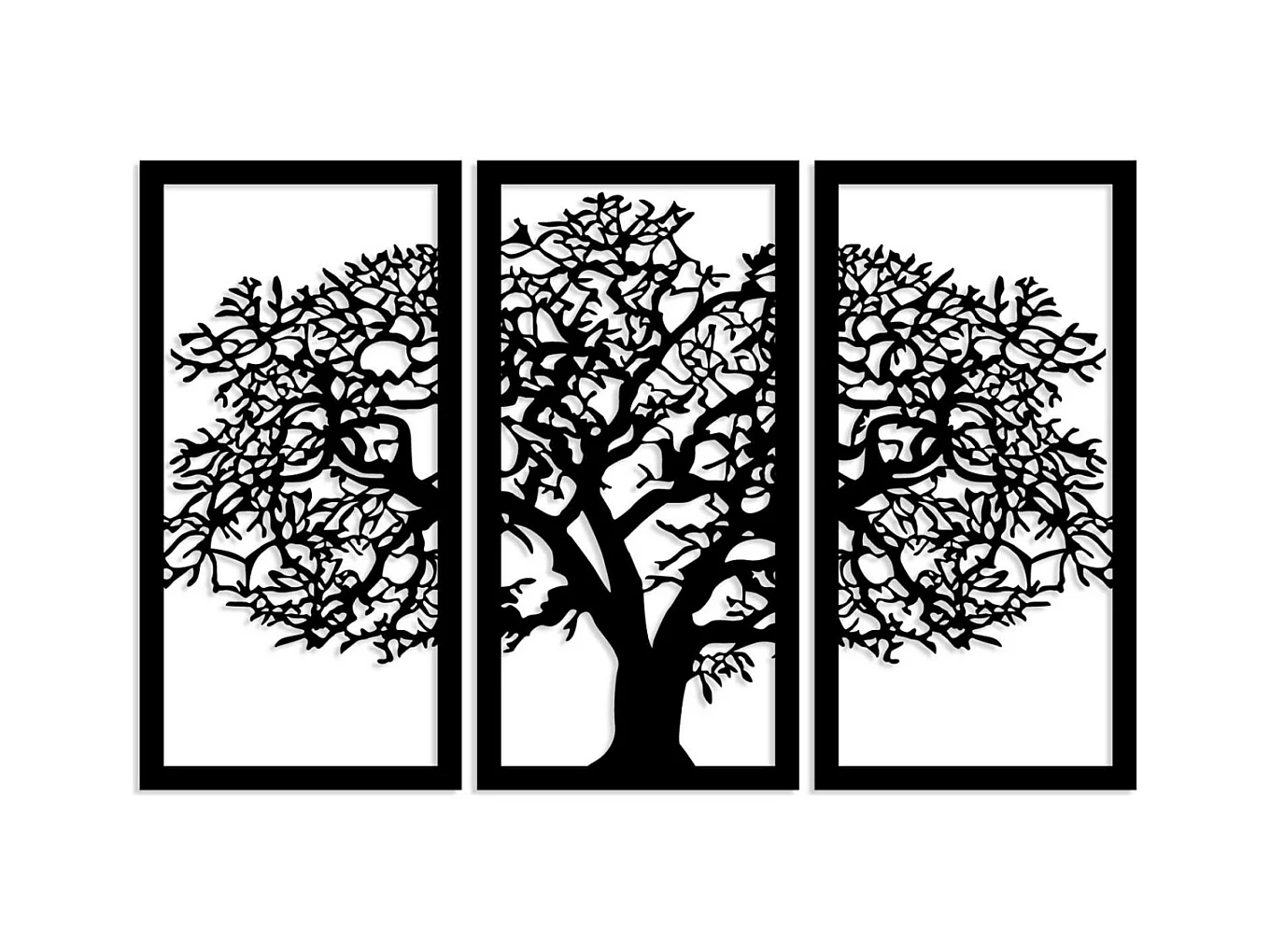 Décoration murale en métal Nature Arbre