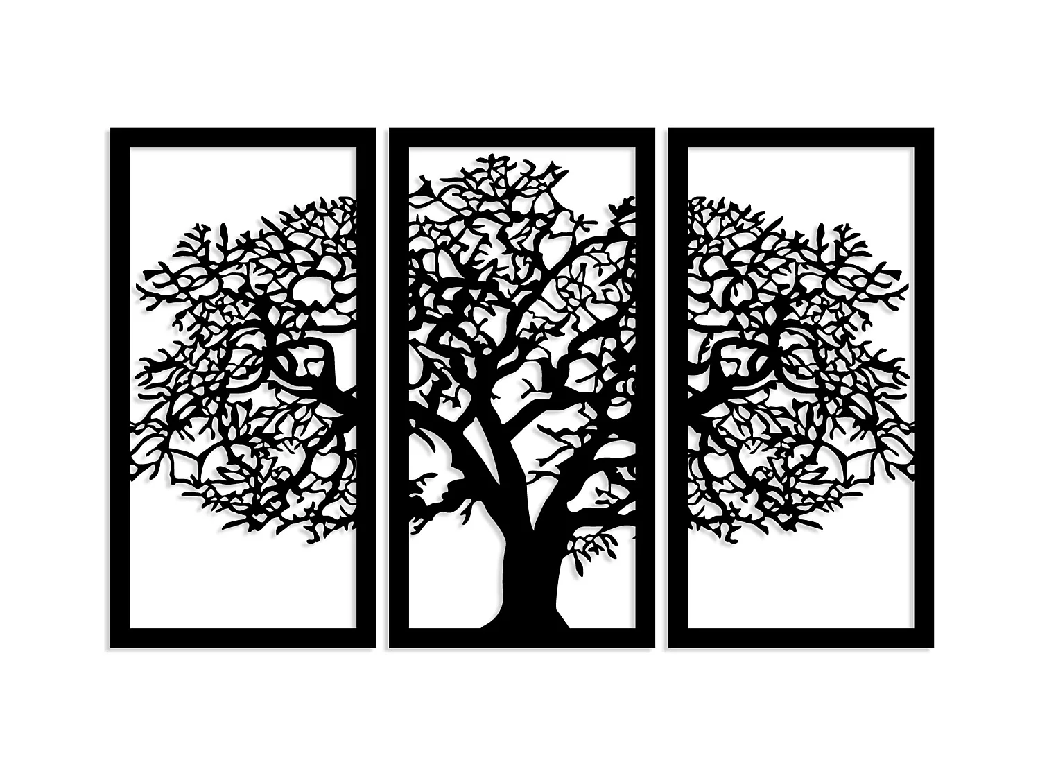 Décoration murale en métal Nature Arbre