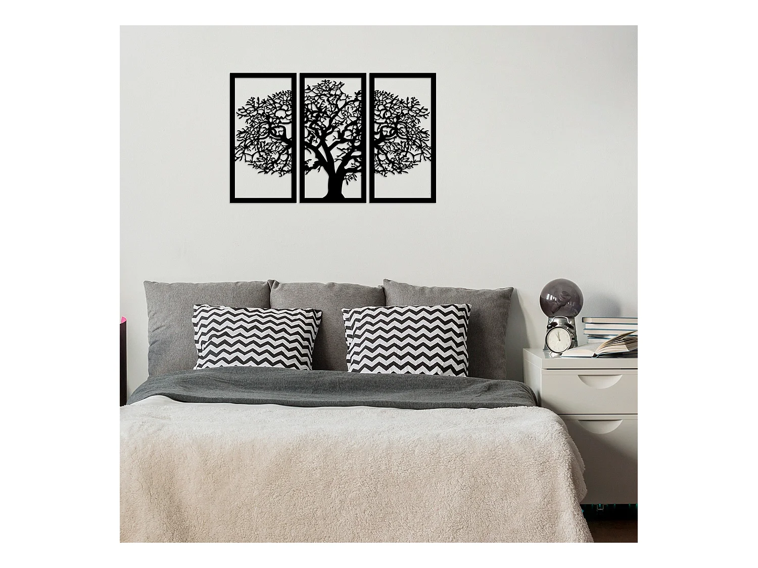 Décoration murale en métal Nature Arbre