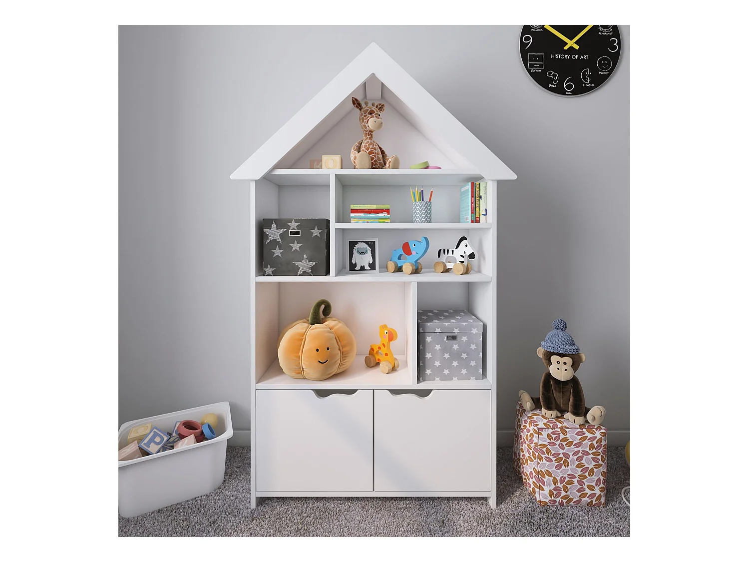 Bibliothèque en aggloméré Masal