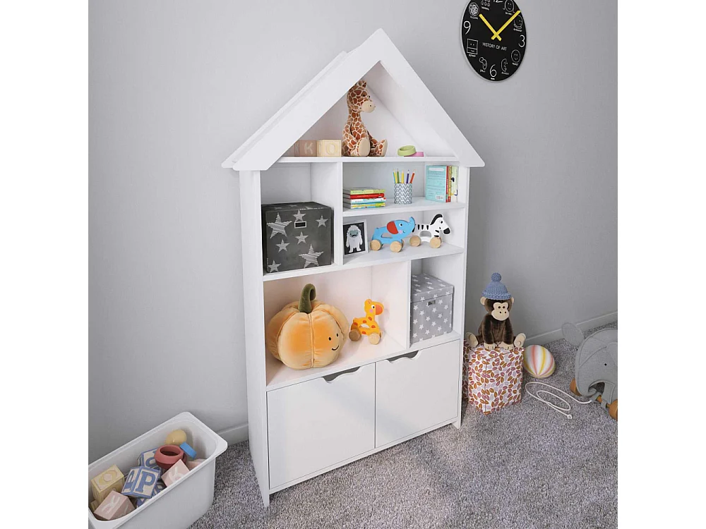 Estante de livros – 103cm x 169cm x 33cm – Branca – MDF