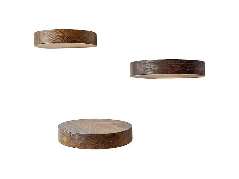 Ensemble de 3 étagères murales Raf