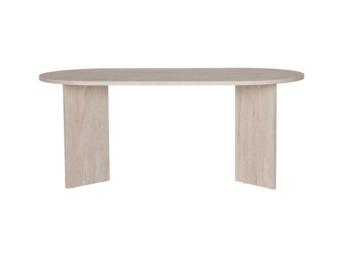 Table de repas en aggloméré Sablin