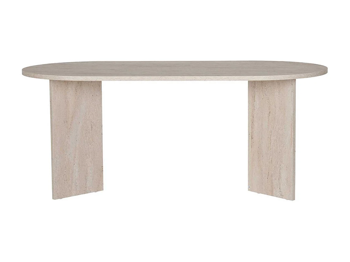 Table de repas en aggloméré Sablin