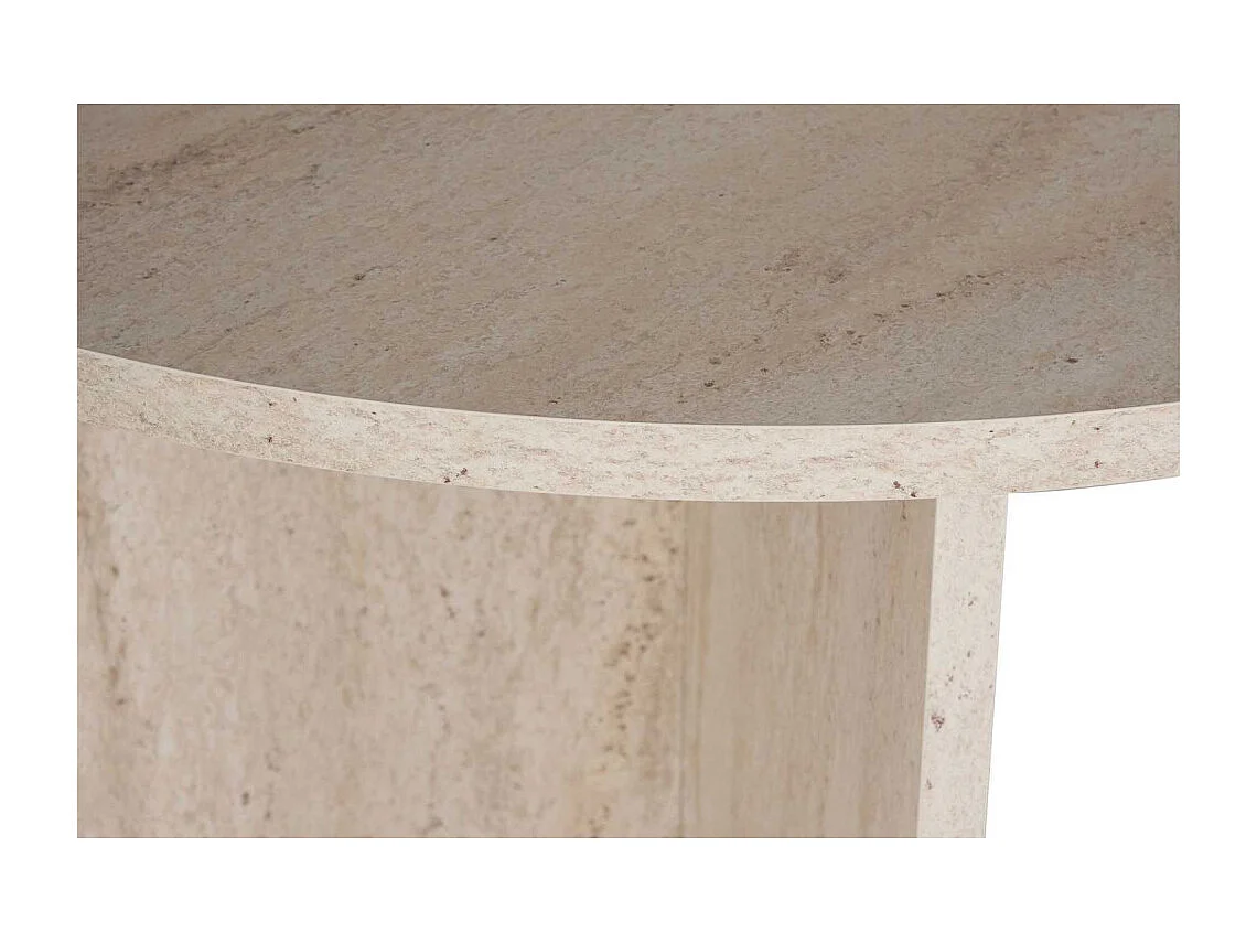 Mesa de comedor – 180 cm x 75 cm x 89,5 cm – Travertino – MDF