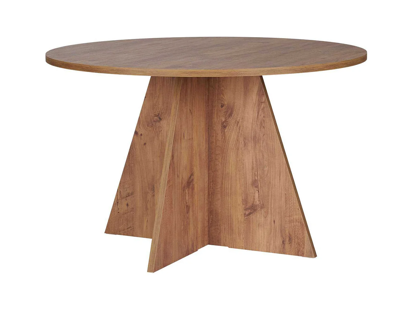 Table à manger ronde en aggloméré Virella