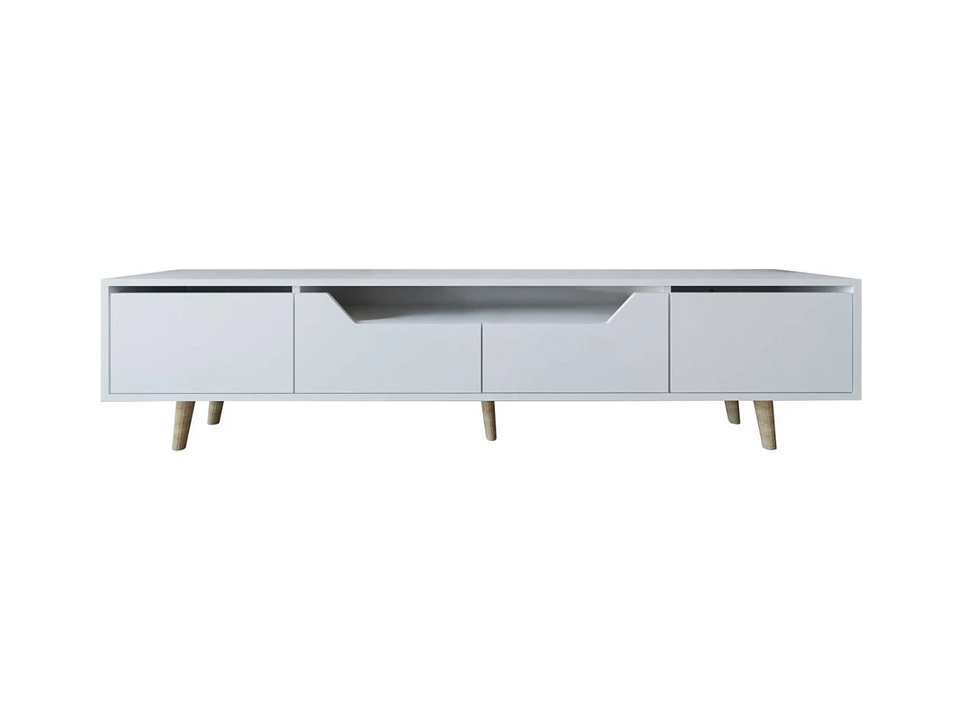 Meuble TV en aggloméré 180 x 29.8 x 48 cm Roma