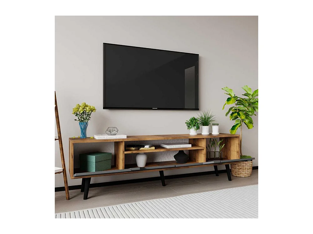 Meuble TV en aggloméré 180 x 29.8 x 48 cm Roma