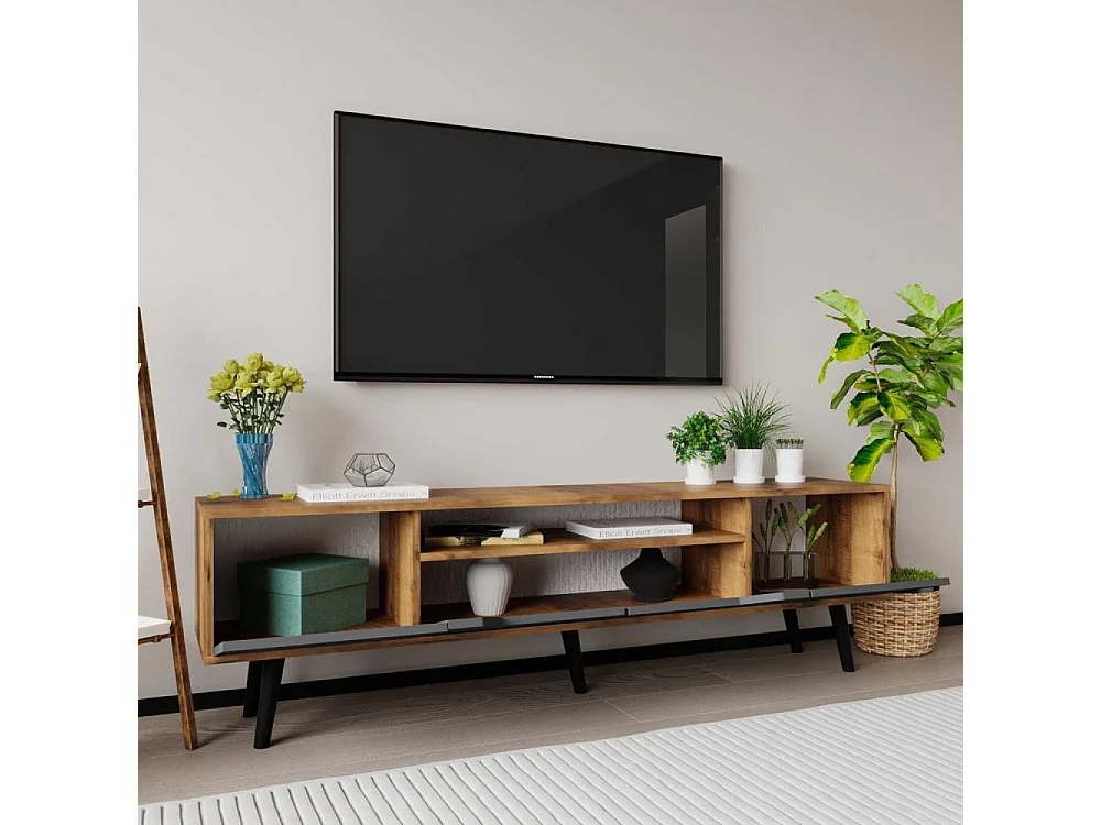 Meuble TV en aggloméré 180 x 29.8 x 48 cm Roma