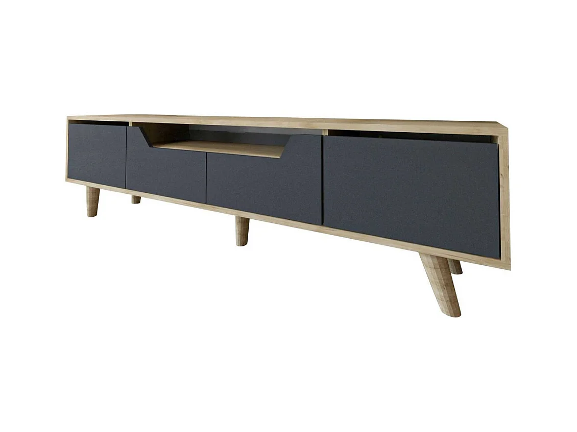 Meuble TV en aggloméré 180 x 29.8 x 48 cm Roma