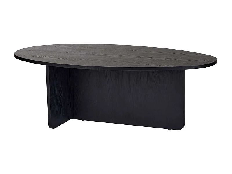 Table basse ovale en aggloméré Orba