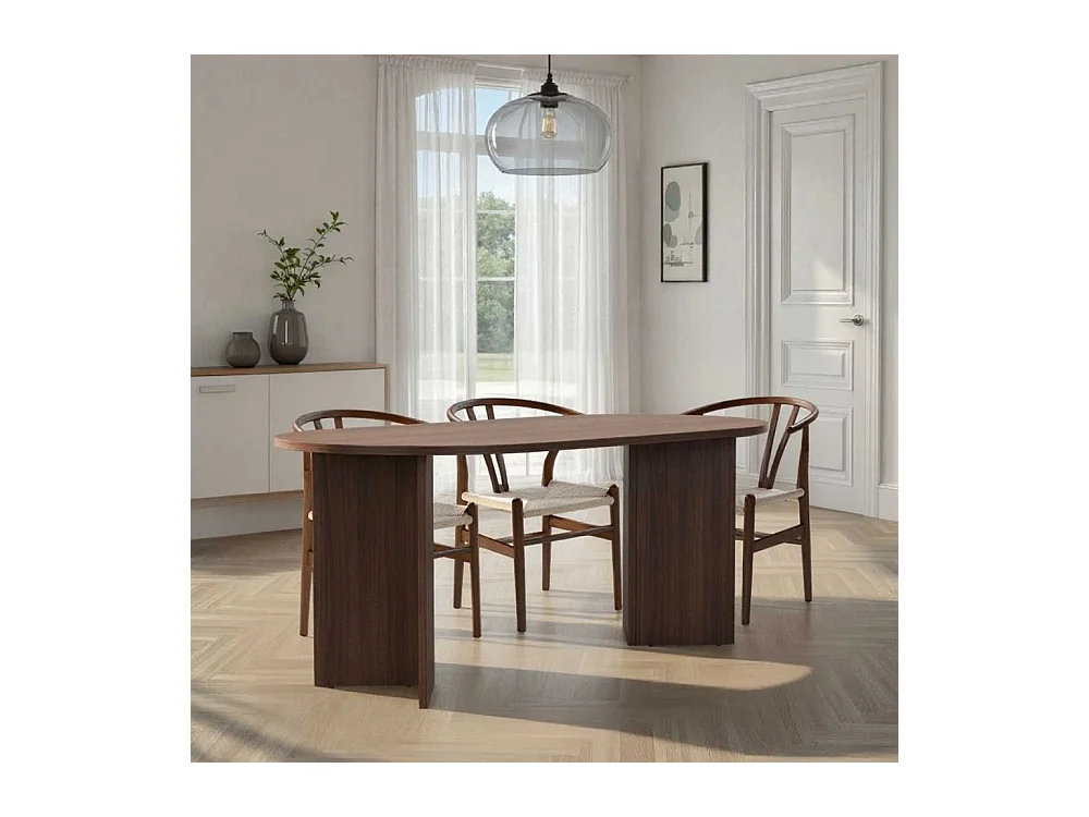 Table de repas en aggloméré Sablin