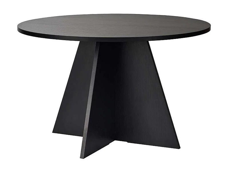 Table à manger ronde en aggloméré Virella