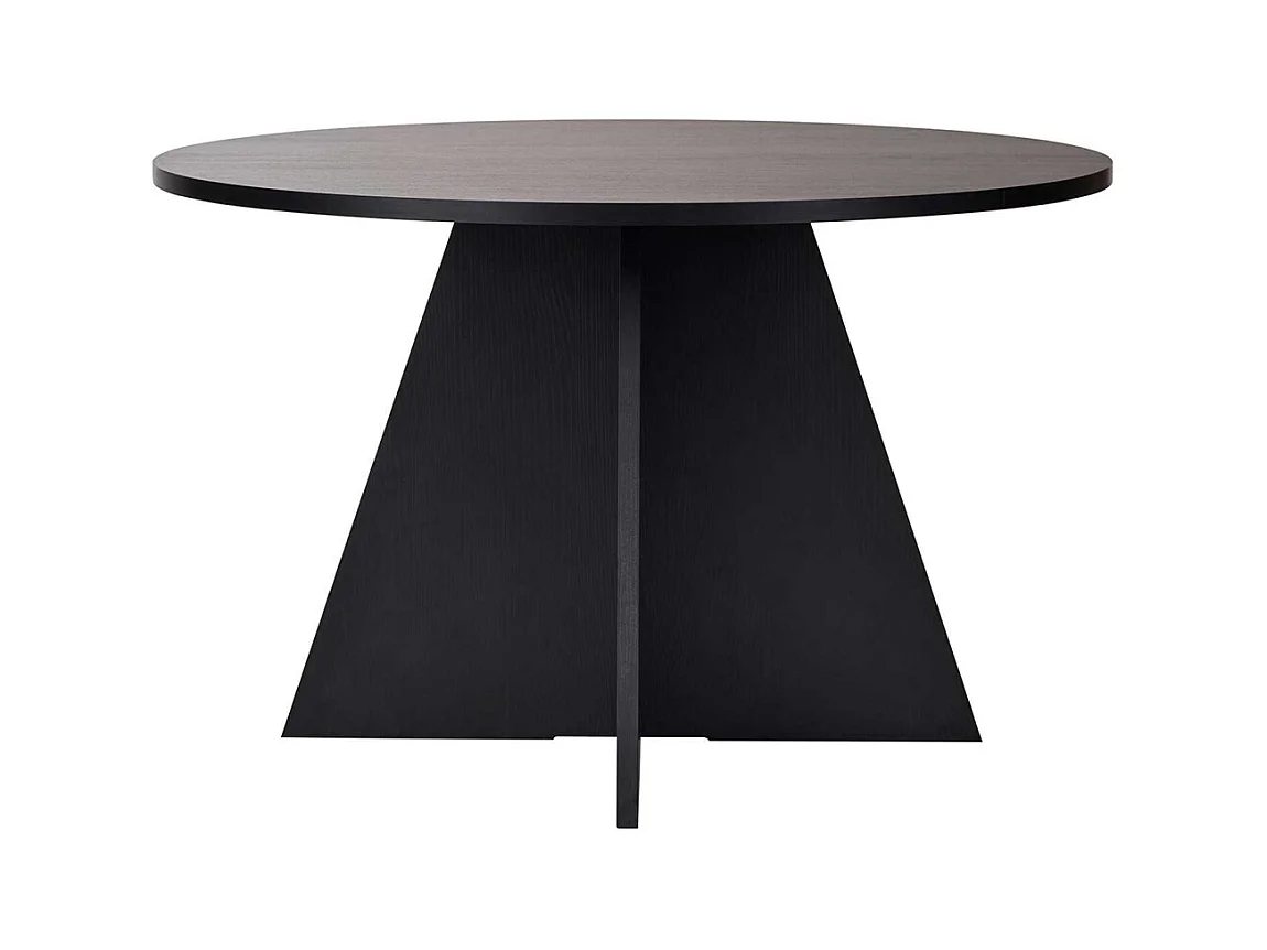 Table à manger ronde en aggloméré Virella