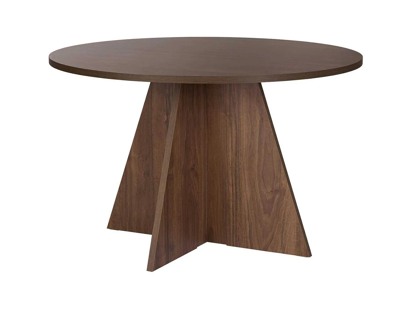 Table à manger ronde en aggloméré Virella