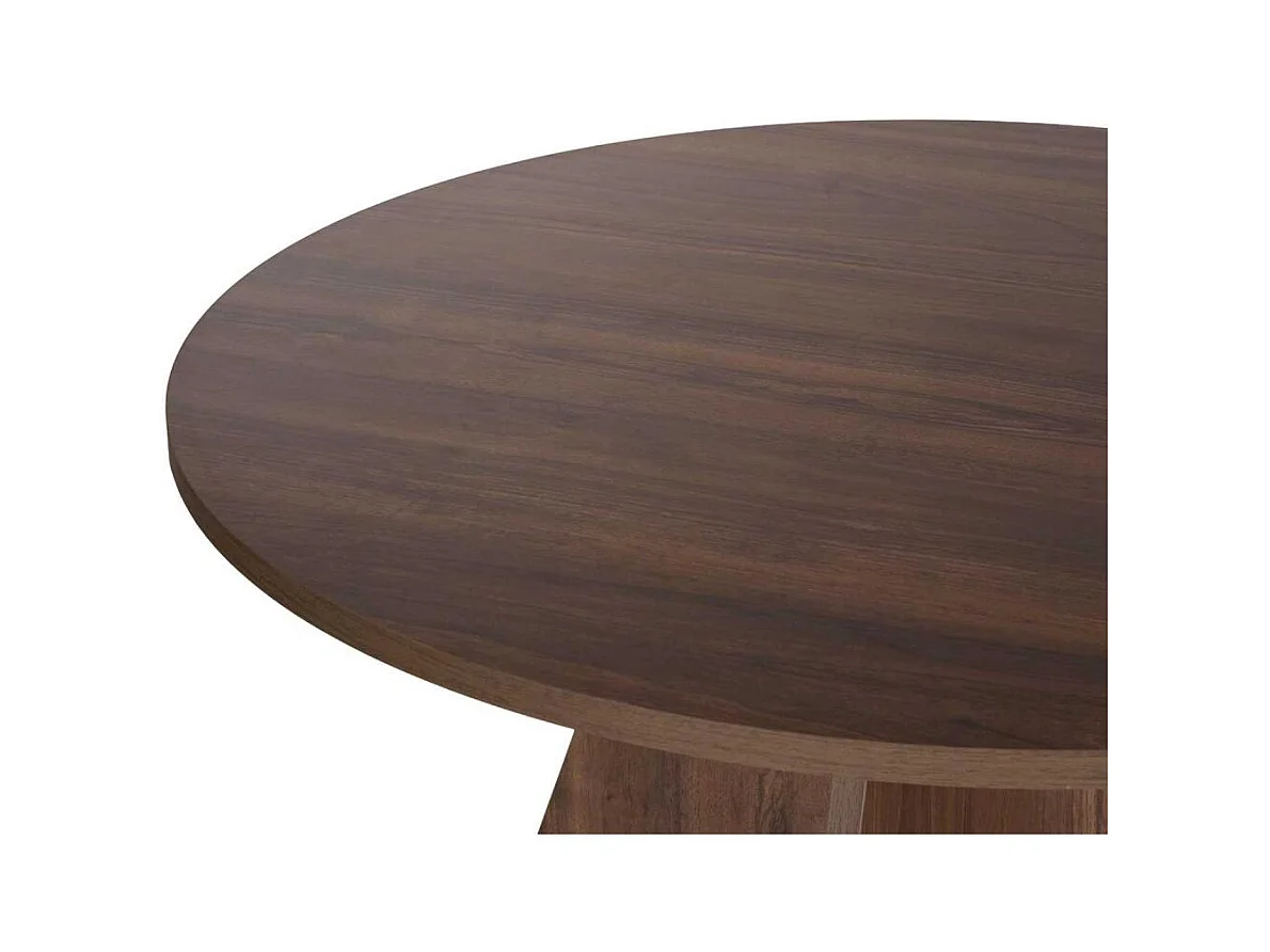 Table à manger ronde en aggloméré Virella