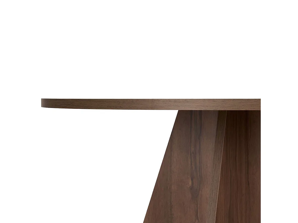 Table à manger ronde en aggloméré Virella