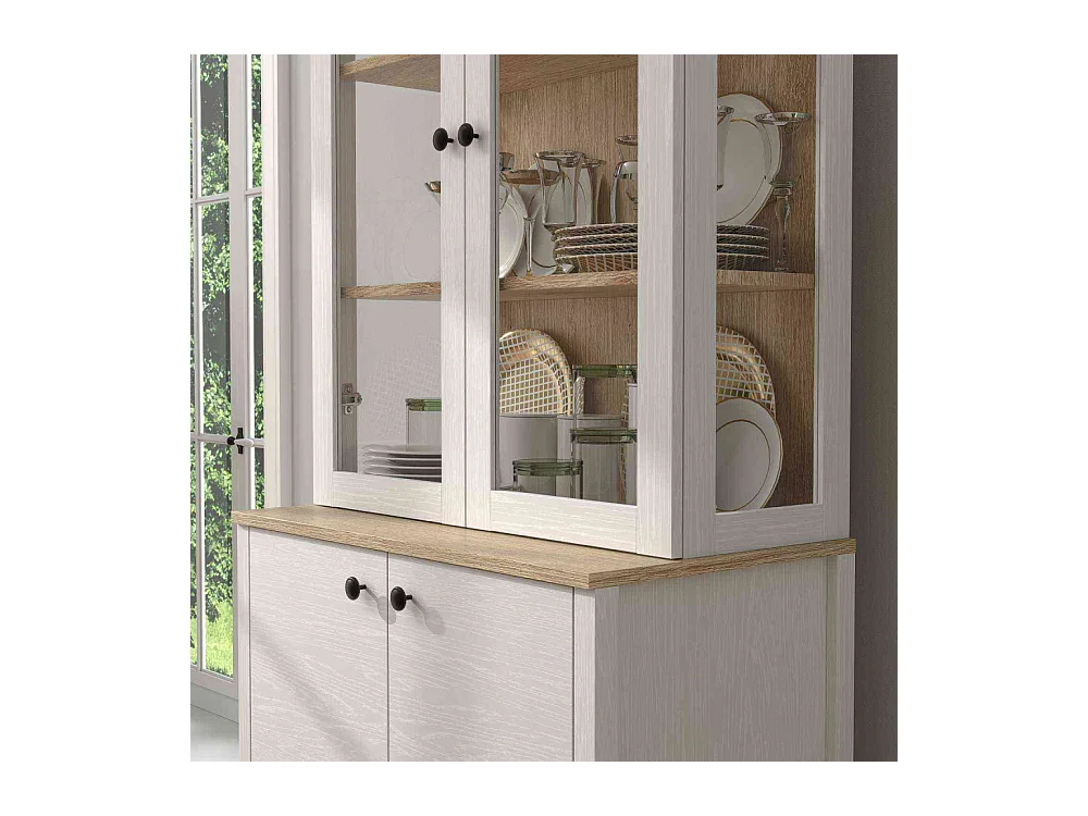 Meuble de rangement en aggloméré Frannie Modèle 2 : 83 x 47 x 194 cm