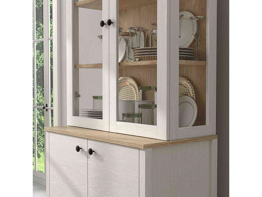 Meuble de rangement en aggloméré Frannie Modèle 2 : 83 x 47 x 194 cm