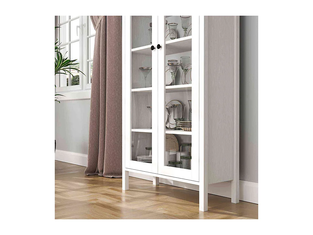 Meuble de rangement en aggloméré Frannie Modèle 3 : 83 x 35 x 194 cm