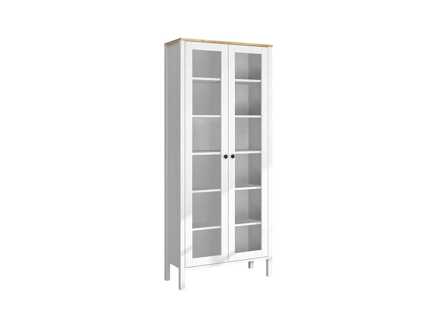 Meuble de rangement en aggloméré Frannie Modèle 3 : 83 x 35 x 194 cm