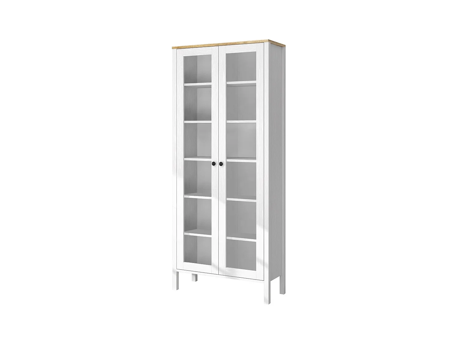 Meuble de rangement en aggloméré Frannie Modèle 3 : 83 x 35 x 194 cm