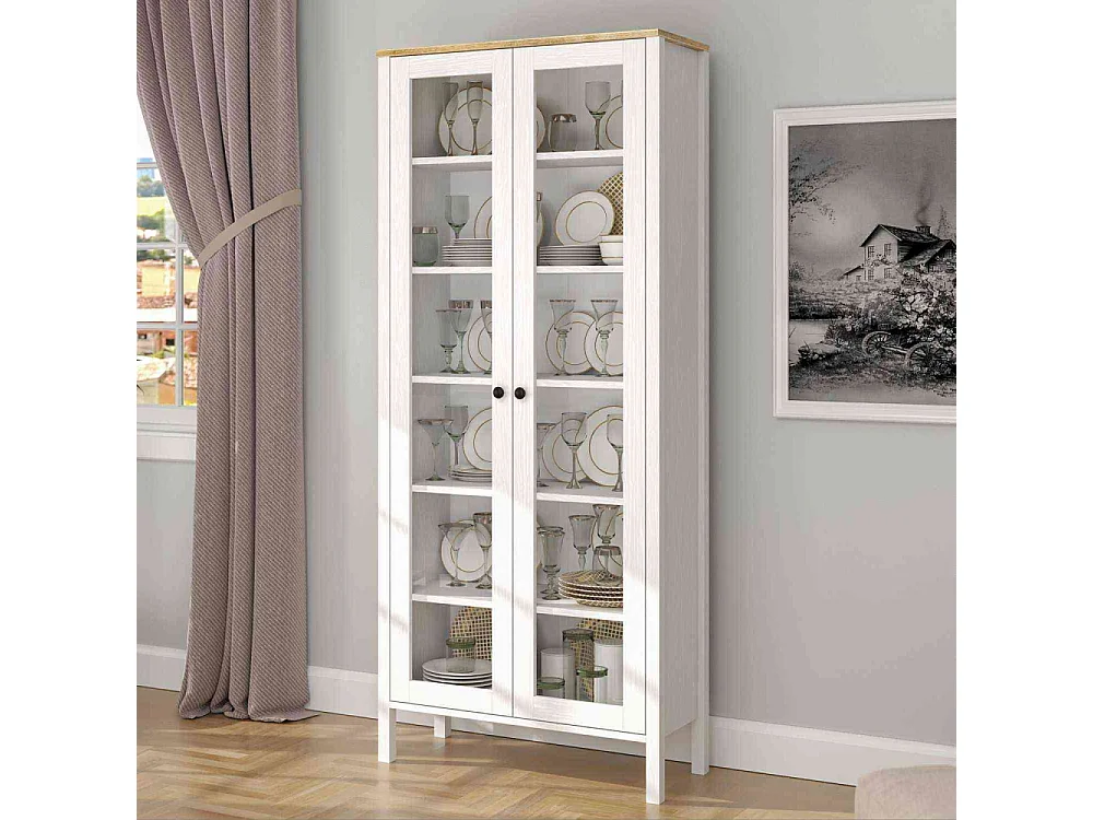 Meuble de rangement en aggloméré Frannie Modèle 3 : 83 x 35 x 194 cm