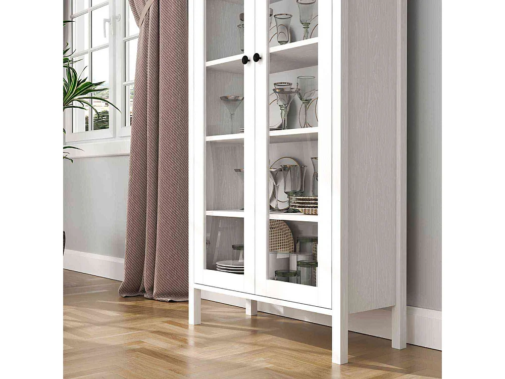 Meuble de rangement en aggloméré Frannie Modèle 3 : 83 x 35 x 194 cm