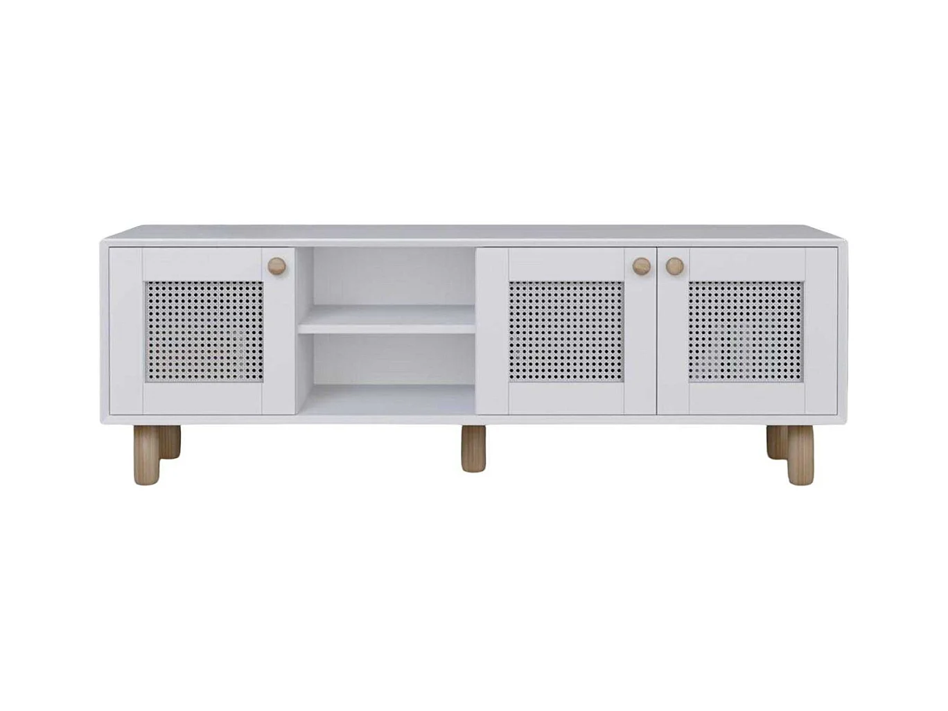 Meuble TV 3 portes en aggloméré Bohemian