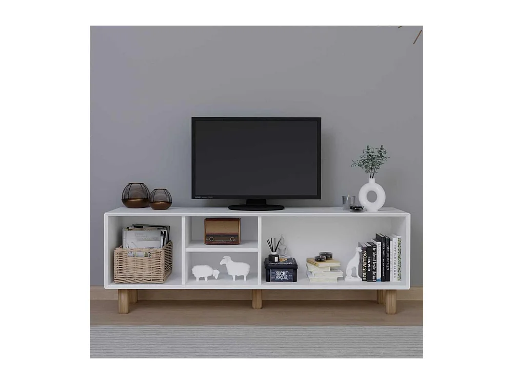 Meuble TV 3 portes en aggloméré Bohemian
