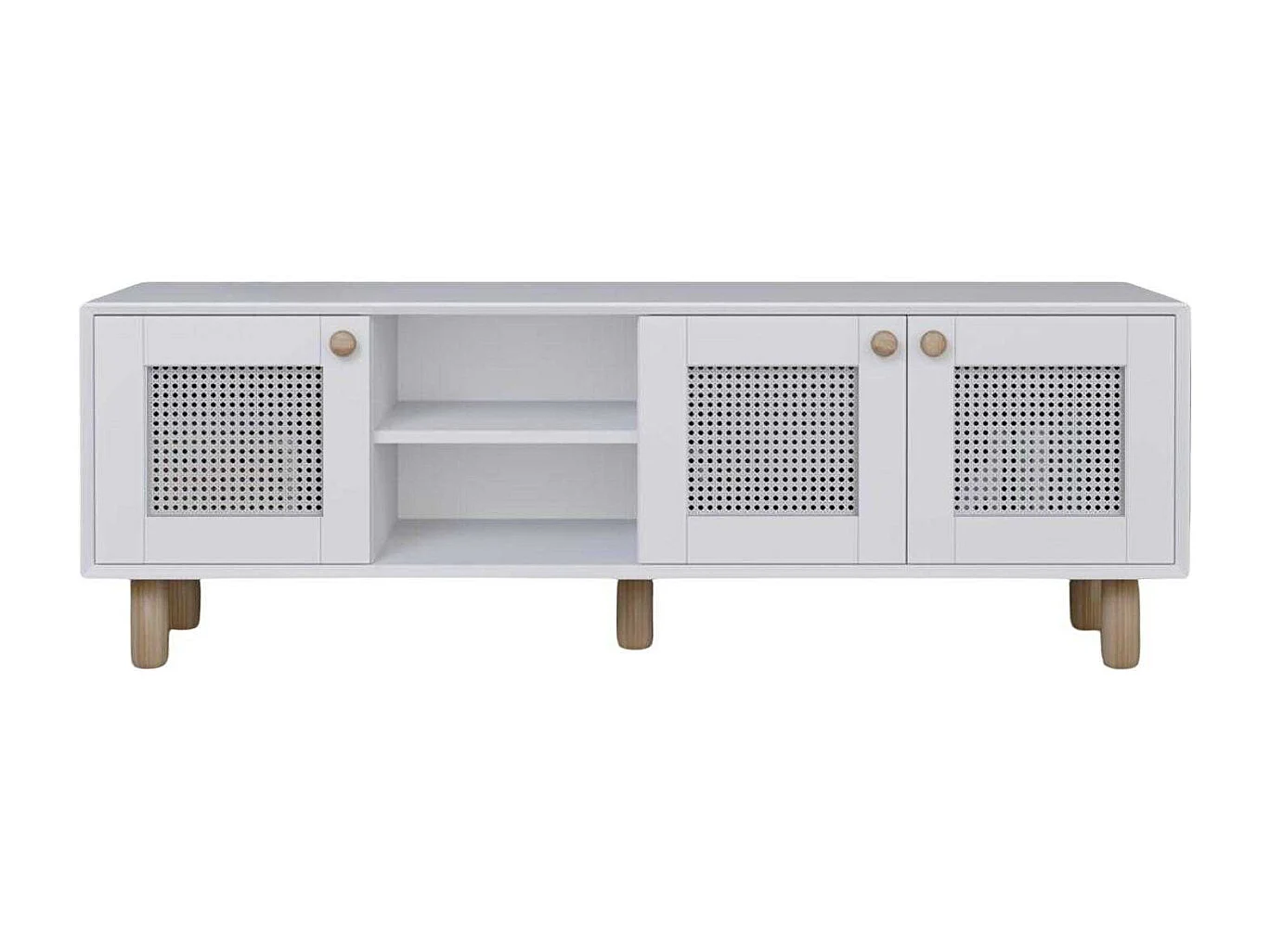 Móvel de TV – 160cm – Branco – Aglomerado