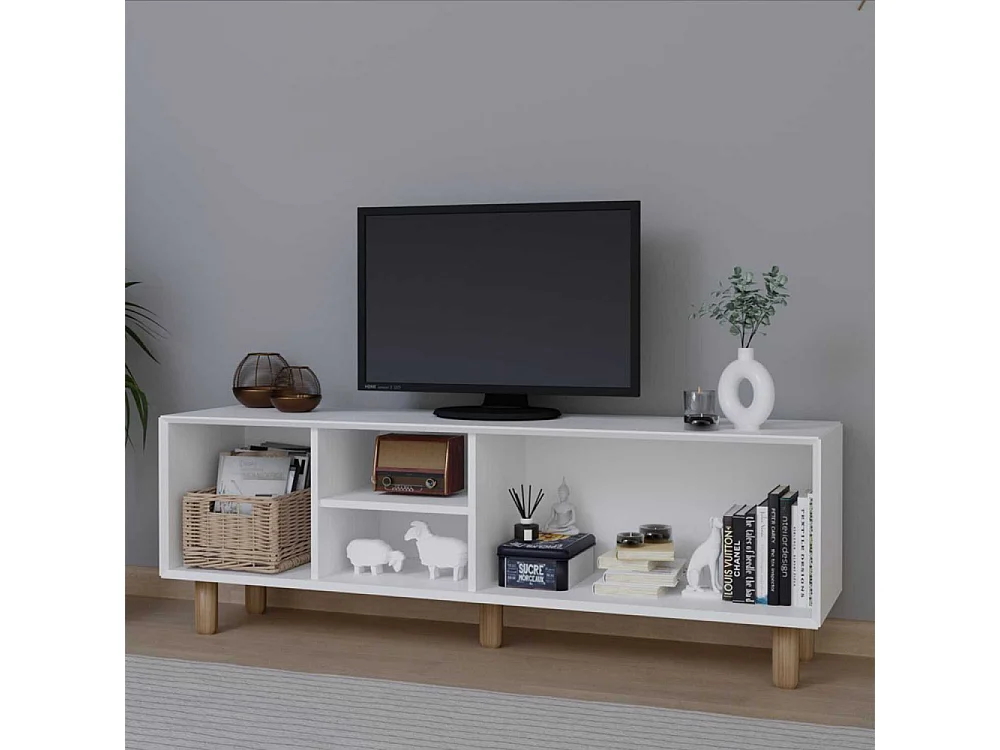 Móvel de TV – 160cm – Branco – Aglomerado