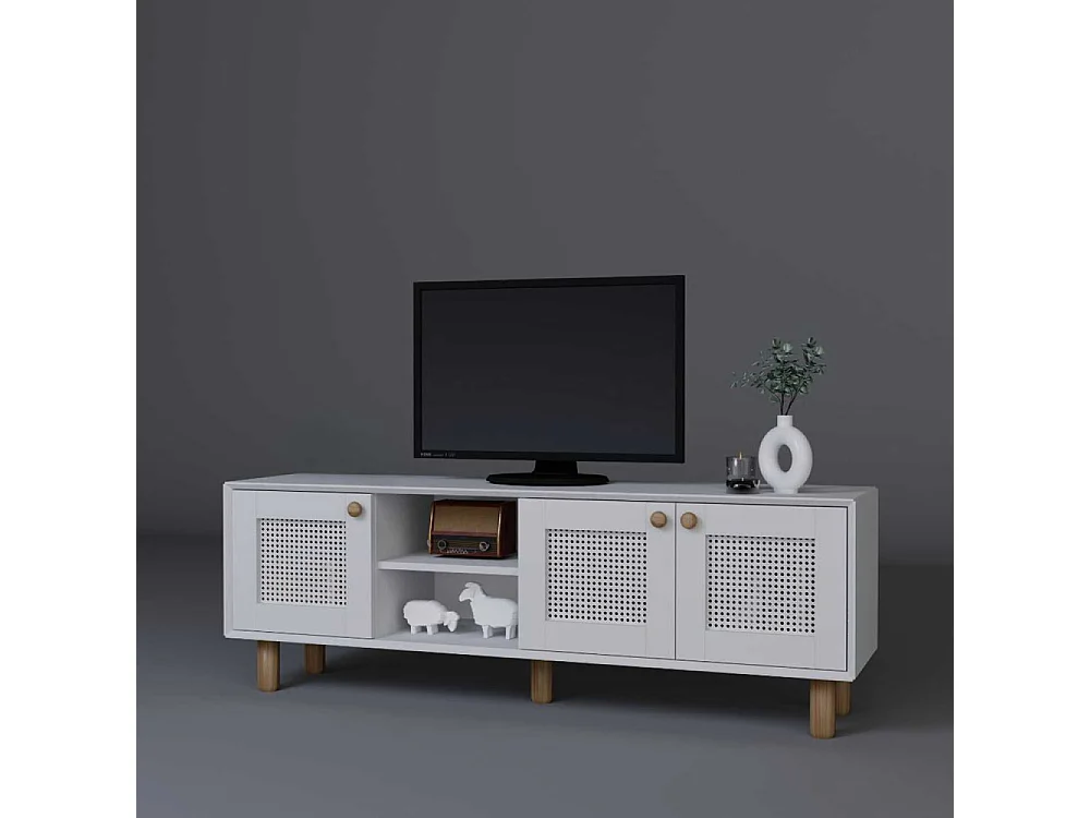 Móvel de TV – 160cm – Branco – Aglomerado