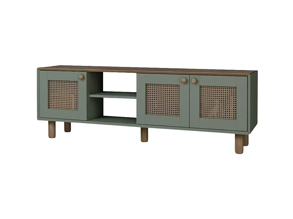 Meuble TV 3 portes en aggloméré Bohemian