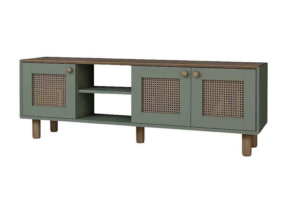 Móvel de TV – 160 cm x 56 cm x 40 cm – Verde – MDF