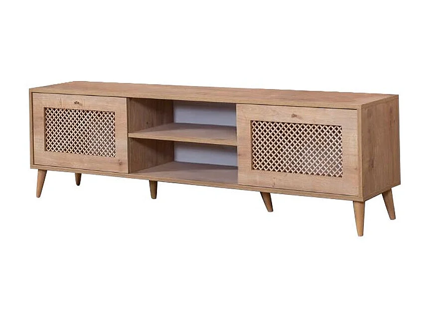 Móvel de TV – 55 cm x 180 cm x 41 cm – Carvalho – Aglomerado e MDF