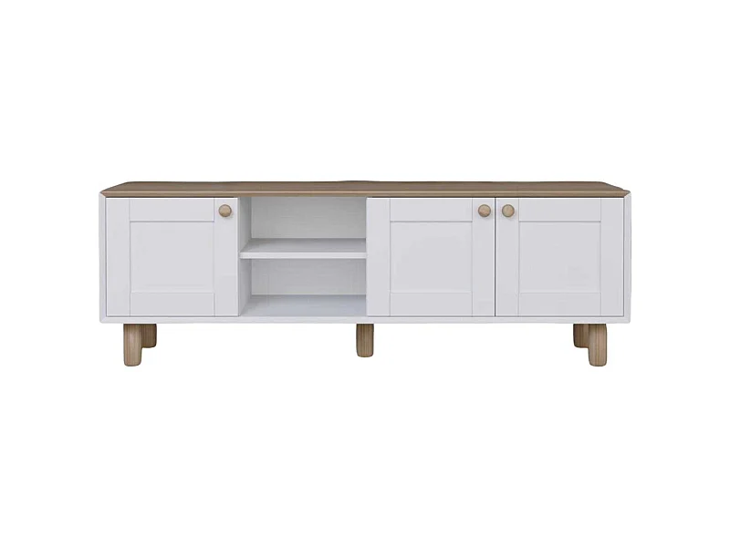 Meuble TV 3 portes en aggloméré Bohemian