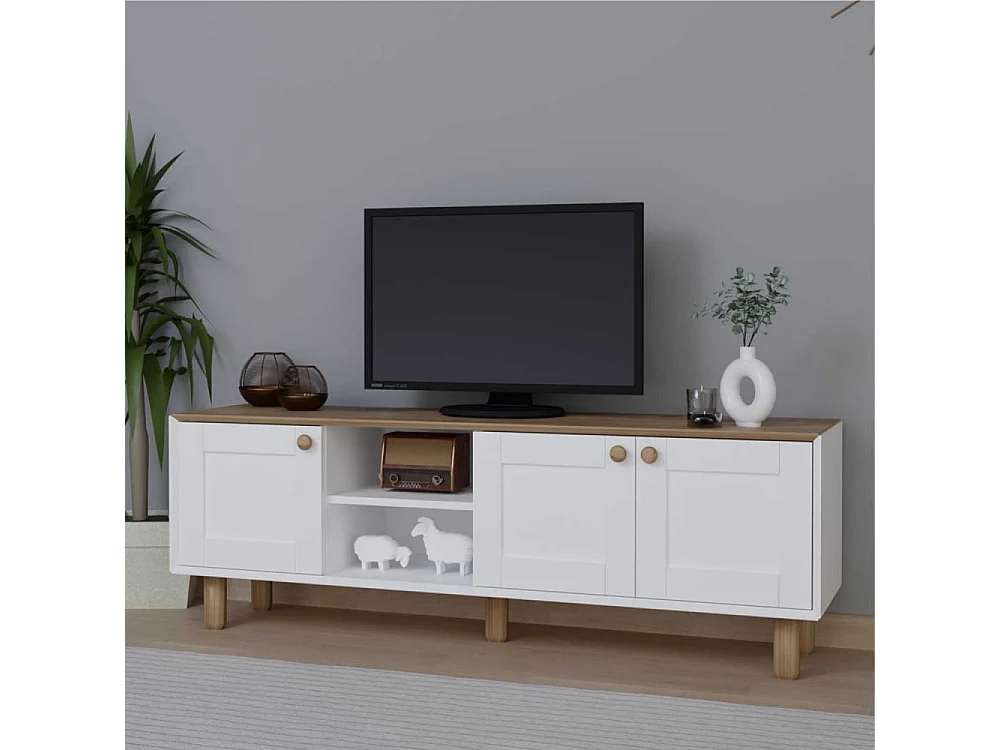 Móvel de TV – 160 cm x 56 cm x 40 cm – Carvalho Jardim – MDF