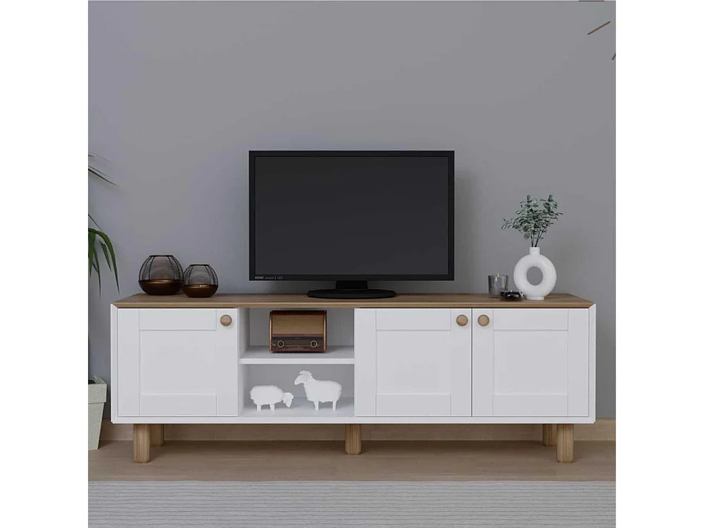 Móvel de TV – 160 cm x 56 cm x 40 cm – Carvalho Jardim – MDF
