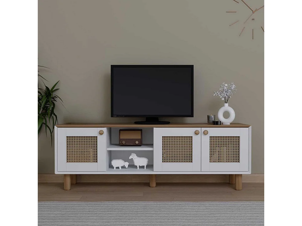 Móvel de TV – 160 cm x 56 cm x 40 cm – Carvalho Jardim – MDF