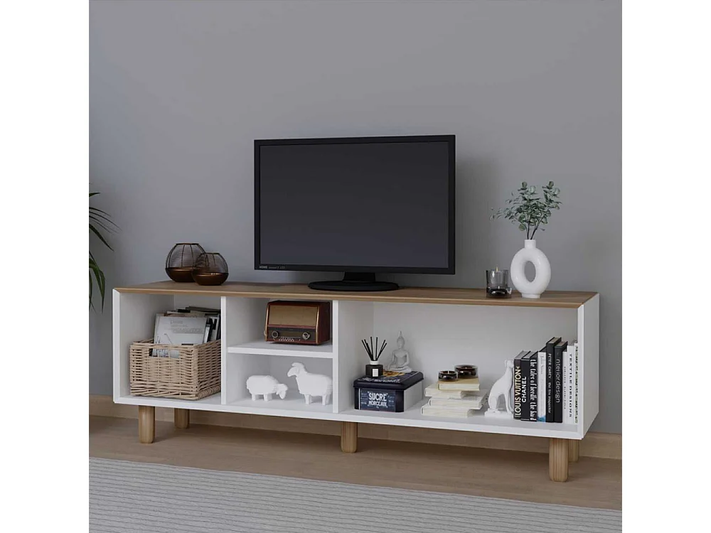 Móvel de TV – 160 cm x 56 cm x 40 cm – Carvalho Jardim – MDF