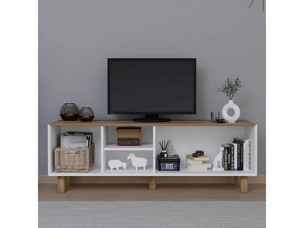 Móvel de TV – 160 cm x 56 cm x 40 cm – Carvalho Jardim – MDF
