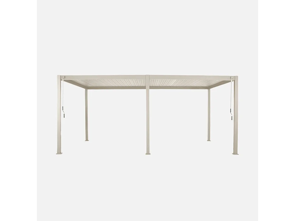 Pergola bioclimatique – Triomphe – 3x6m. aluminium. à lames orientables