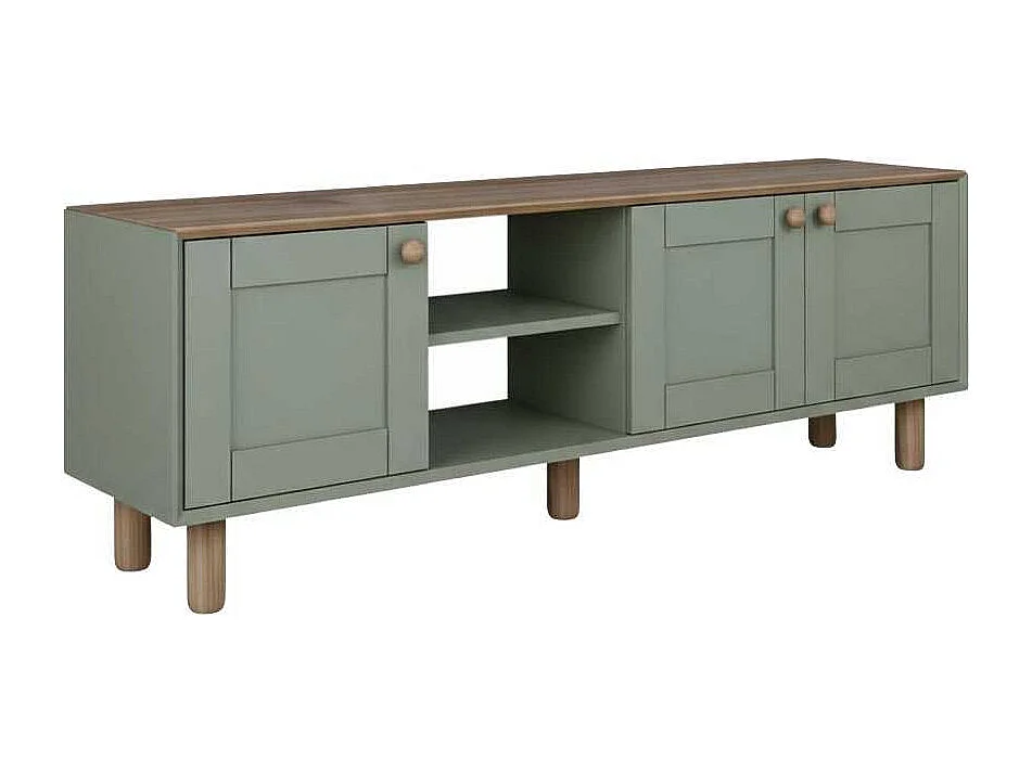 Móvel de TV – 160 cm x 56 cm x 40 cm – Verde – MDF