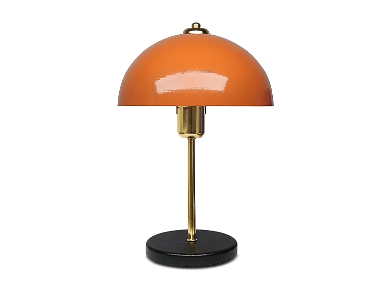 Lampe de table champignon orange 38cm ARMANCE